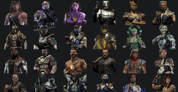 mortal kombat 11 characters