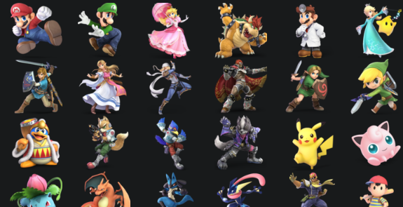 smash bros ultimate characters